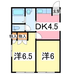 横田駅 徒歩13分 1階の物件間取画像